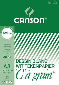 tekenblok c a grain a3 125gr