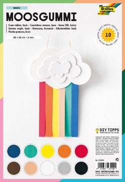 p10 schuimrubber 20x29cm ass