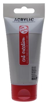 Talens Art Creation Acrylverf Tube 75 Ml Zilver 800