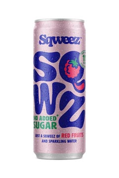 SQWZ RED FRUITS BIO 25CL X12