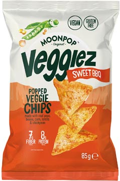 MOONPOP VEG CHIPS BBQ 85G