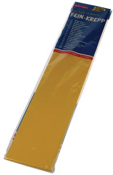 crepe papier 50cmx2,5m geel
