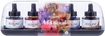 Ecoline Vloeibare Waterverf Set Additioneel | 5 X 30 Ml
