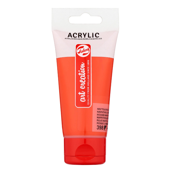 Talens Art Creation Acrylverf Tube 75 Ml Naftolrood Licht 398