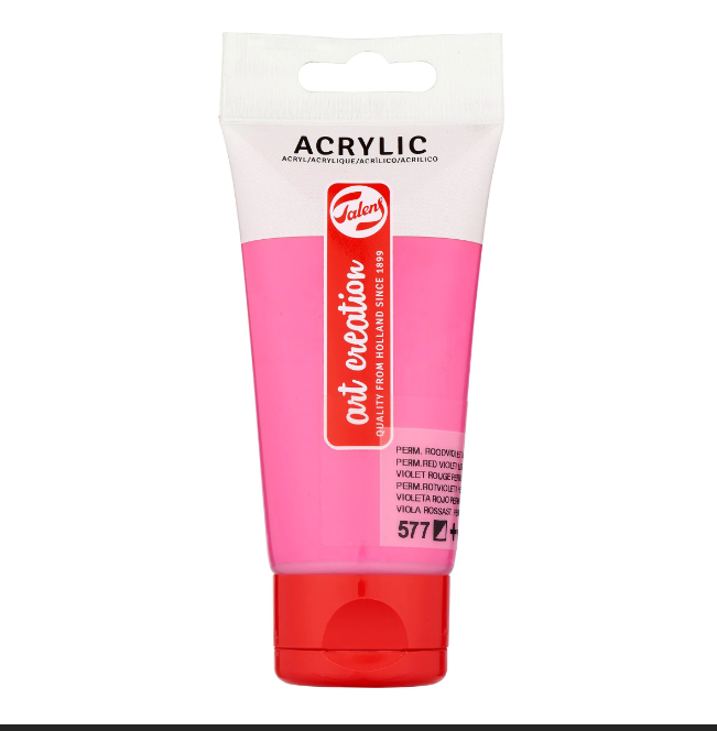 Talens Art Creation Acrylverf Tube 75 Ml Permanentroodviolet Licht 577