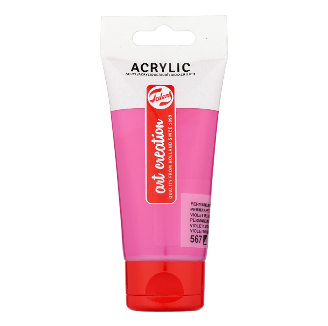 Talens Art Creation Acrylverf Tube 75 Ml Permanentroodviolet 567