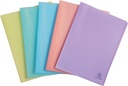 showalbum in halfharde polypropyleen chromaline pastel 80 zichten - a4 - geassorteerd