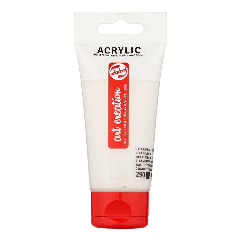 Talens Art Creation Acrylverf Tube 75 Ml Titaanbuff Donker 290