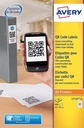 qr etik 45x45mm 400st wit