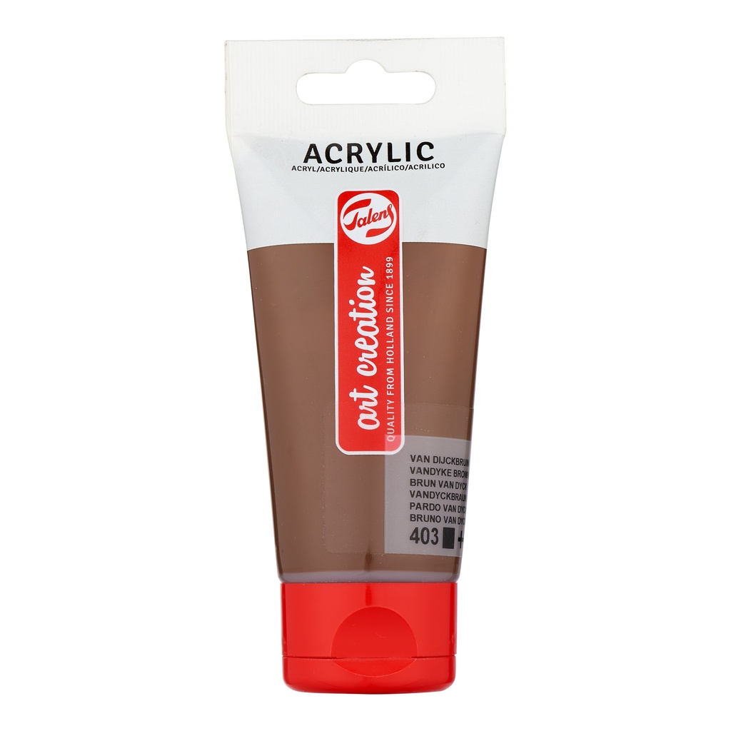 Talens Art Creation Acrylverf Tube 75 Ml Van Dijckbruin 403