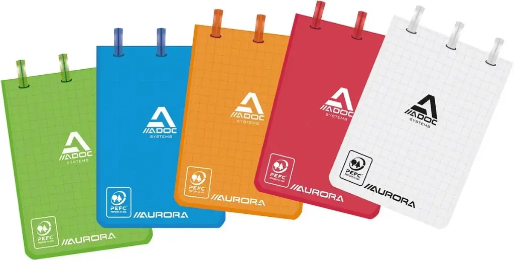Adoc Notitieboekje Colorlines Geruit 5 Mm