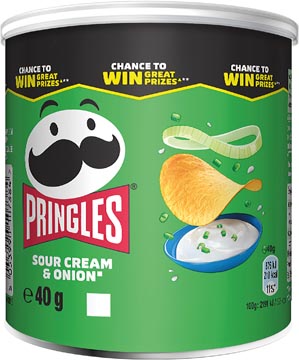 pringles 40g sour cream onion