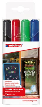 edding krijtmarker 4095 ass 4x