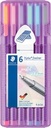 fineliner triplus pastel 6x