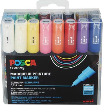 POSCA PAINTMARKER F ASS 16X