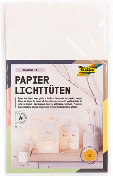 lichtzak papier 19x11,5x7cm 5x