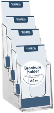 europel folderhouder 4x 1/3 a4