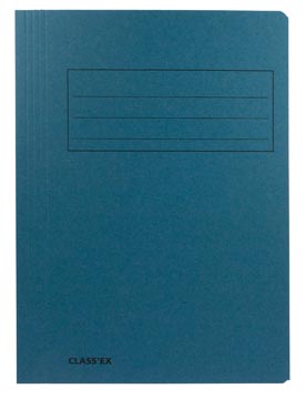 farde m.kleppen din a4 blauw