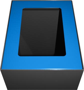 V-Part Top Voor Modulaire Afvalbak 60 L, Blauw