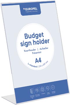europel folderhouder l-voet a4