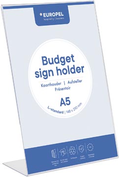 europel folderhouder l-voet a5