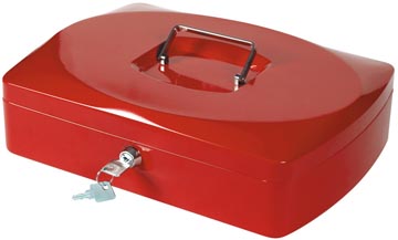 geldkoffer 325x235x85 rood