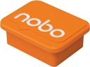 nobo magneet whiteb oranje pk4
