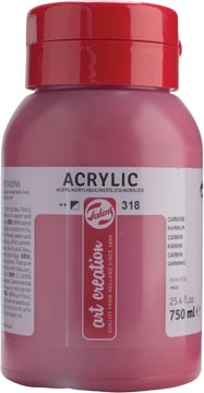tac acrylverf 750ml karmijn