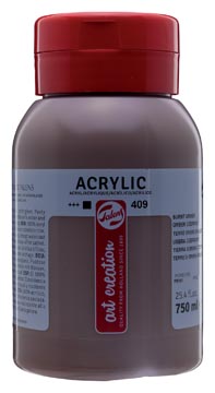 tac acrylverf 750ml omber gebr
