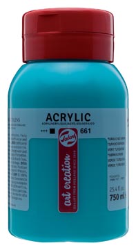 tac acrylverf 750ml turk groen