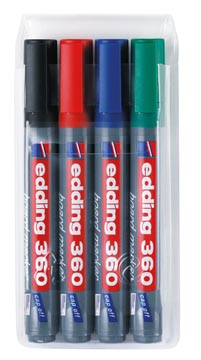 edding whiteb marker 360 et 4x