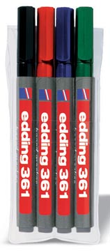 board marker e-361 set 4x