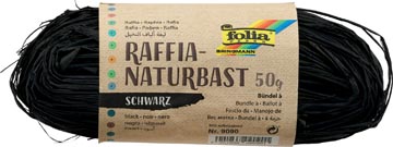 raffia 50gr zwart