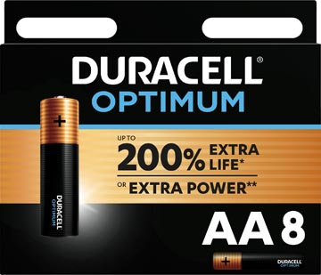 duracell optimum aa bls8