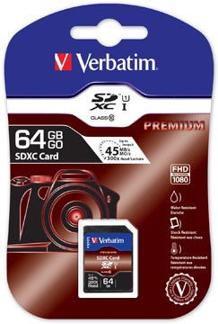verbatim sdxc premium 64gb