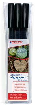 kalligr marker zwart set3