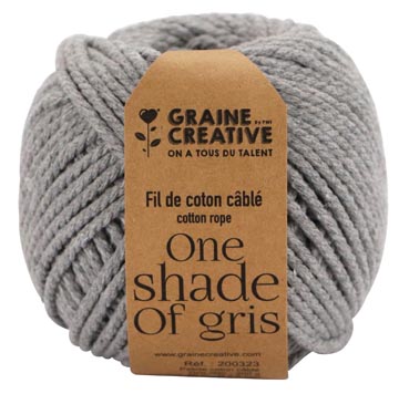 macrame touw lichtgrijs