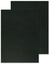 dekblad a4 lederl zwart 100x