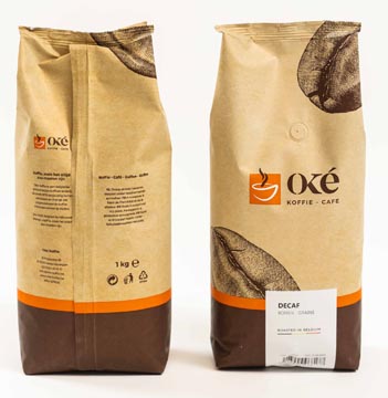 oke koffiebonen 1kg deca