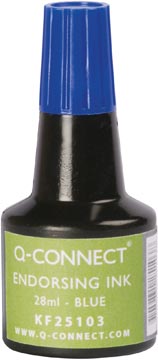 q-connect stempelinkt 28ml bl