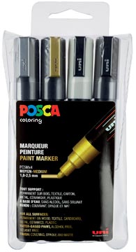 posca paintmarker 2,5 metal 4x