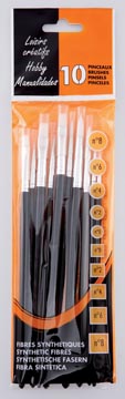 penseel hobby set 10