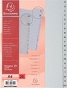 tabbladen a4 pp a-z 20t grs