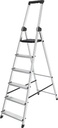 TRAPLADDER SL600 6TR ZILVER