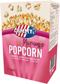 JIMMYS POPCORN WAVE ZOET 3X90G