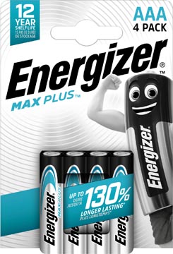 energizer max plus aaa/lr03 b4