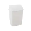 Afvalbak Met Swing Deksel 15 Liter - Wit