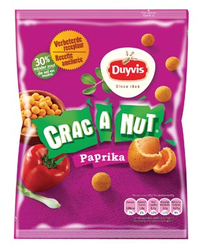 duyvis crac a nut paprika 200g