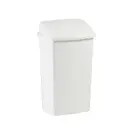 Afvalbak Met Swing Deksel 50 Liter - Wit