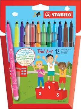 stabilo trio a-z stift 12x